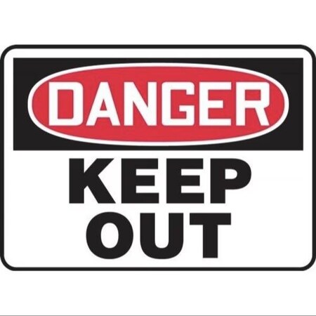 Accuform OSHA DANGER SAFETY SIGN KEEP OUT FRMADM146VS FRMADM146VS